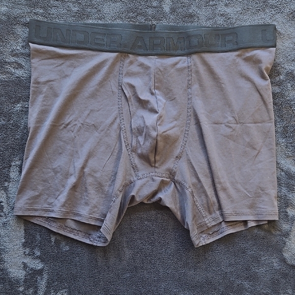 Under Armour Other - Under Armour Gray Boxer Briefs Stretchy Comfort